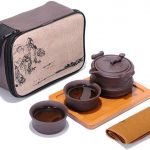 Un pratico set da tè cinese da portare in viaggio o in ufficio