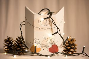Teatips propone una scatola a sorpresa con tre ispirati al clima delle feste