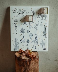 Calendario dell'avvento biologico di Paper and Tea